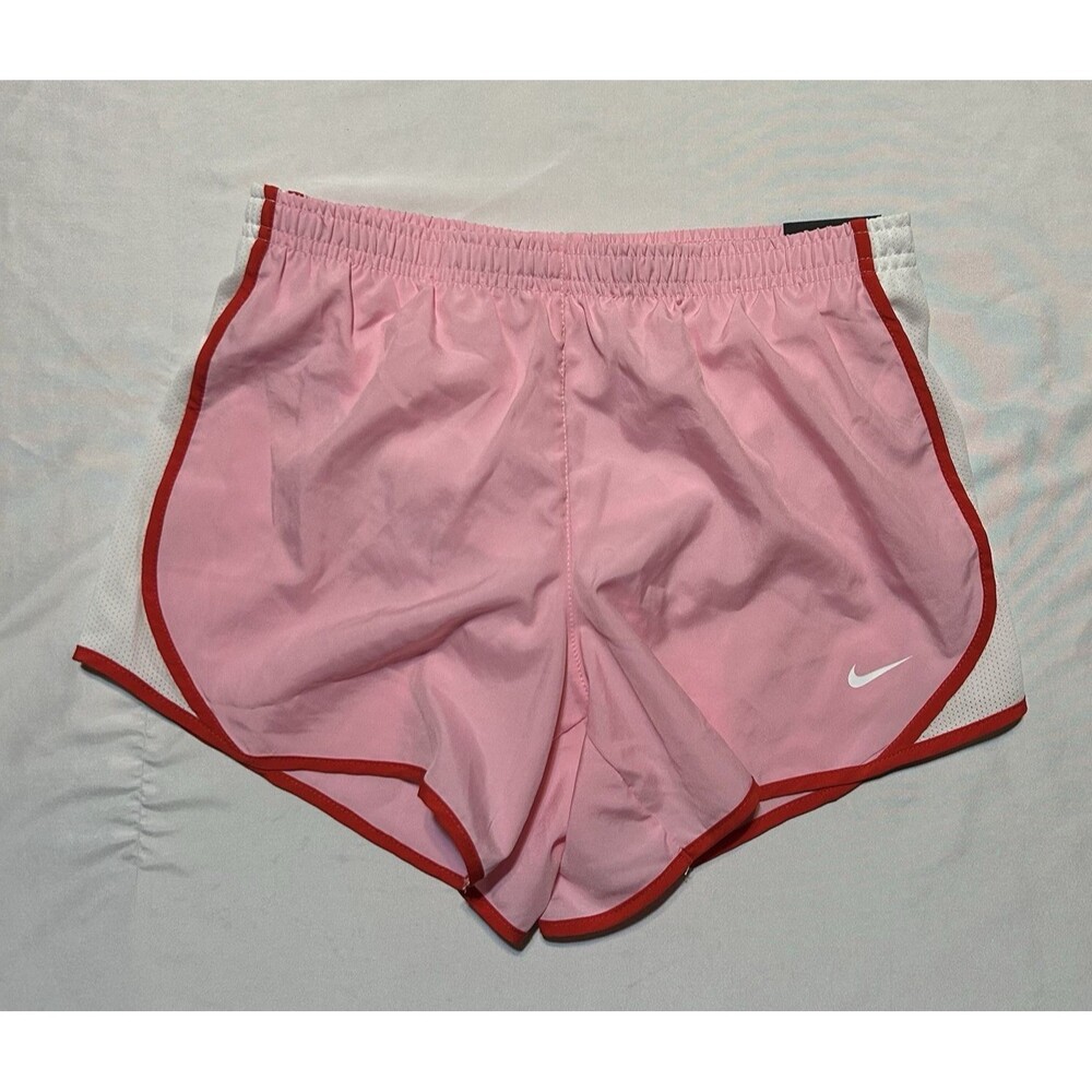 Girl's Youth Large Nike Standard Dri-Fit Running Run Shorts NEW Pink Red
